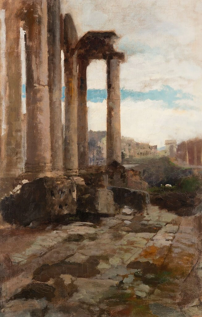Foro Romano (1883) - Galleria dell'Accademia Taddini, Lovere, Bergamo